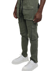Capone Cargo Pants Relaxed Green-AL Capone Premium