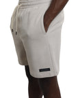 Capone Shorts Textured Basic Oatmeal-AL Capone Premium