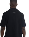 Capone Shirt Textured Basic Black-AL Capone Premium