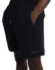 Capone Shorts Textured Basic Black-AL Capone Premium