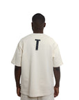 Capone T-Shirt Lounge Wear Oversized Oatmeal-AL Capone Premium