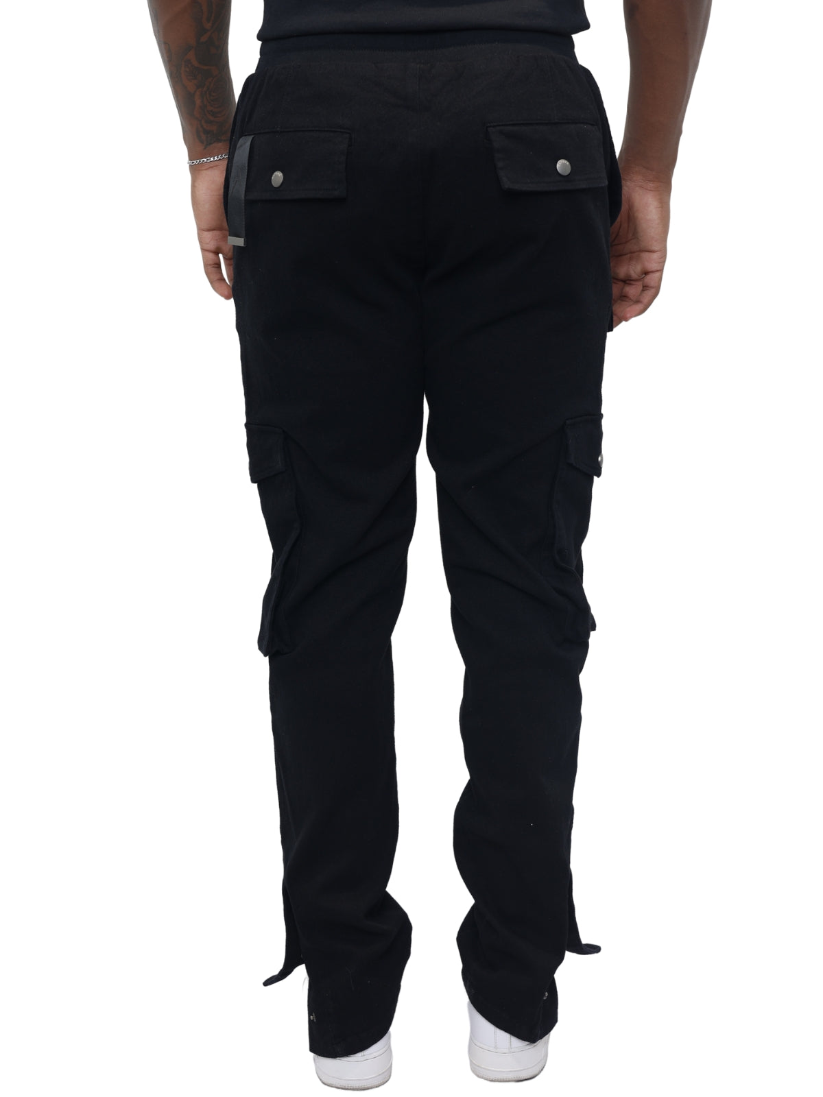 Capone Cargo Pants Relaxed Black-AL Capone Premium
