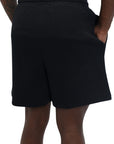 Capone Shorts Textured Basic Black-AL Capone Premium