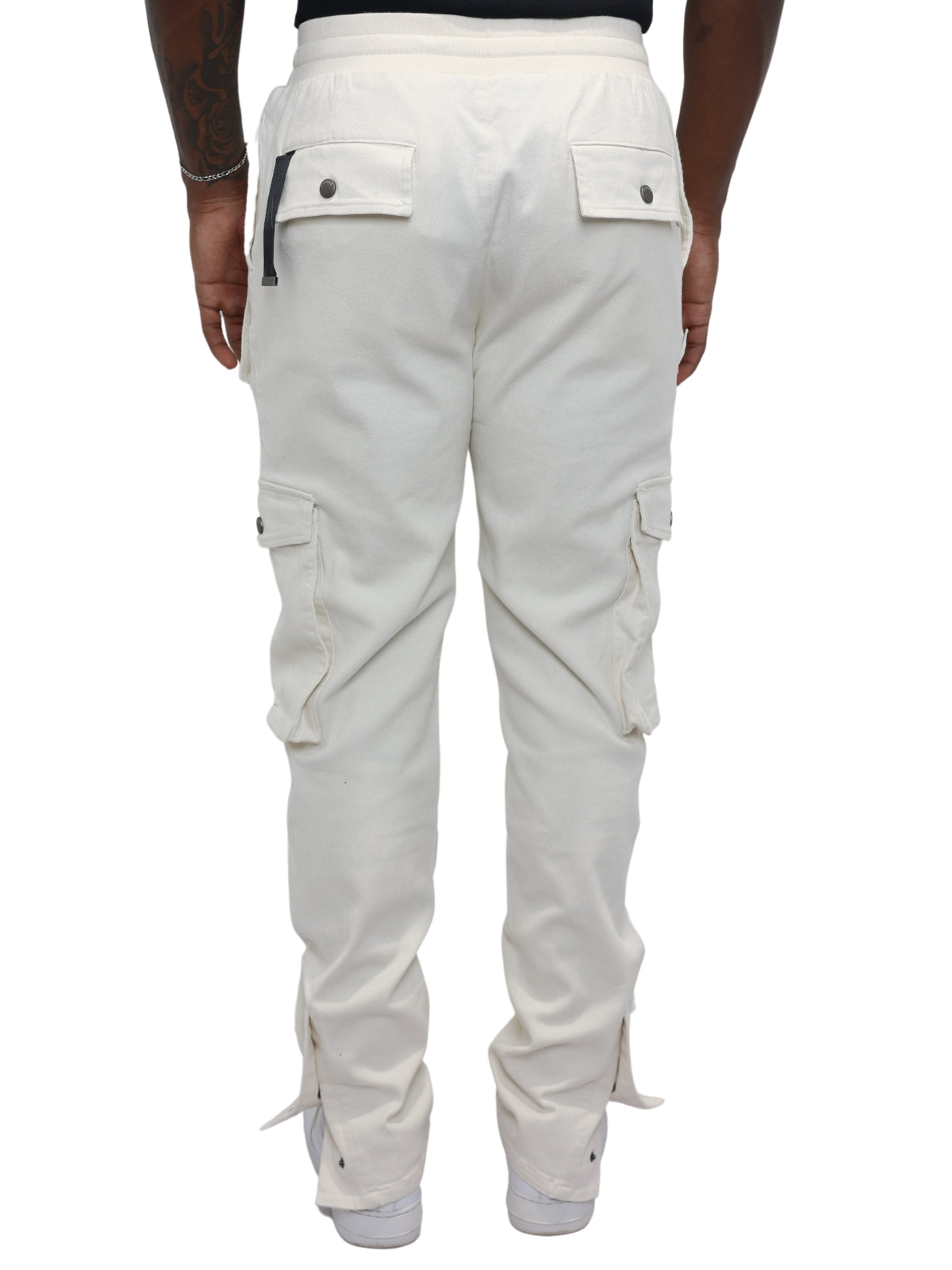 Capone Cargo Pants Relaxed White-AL Capone Premium
