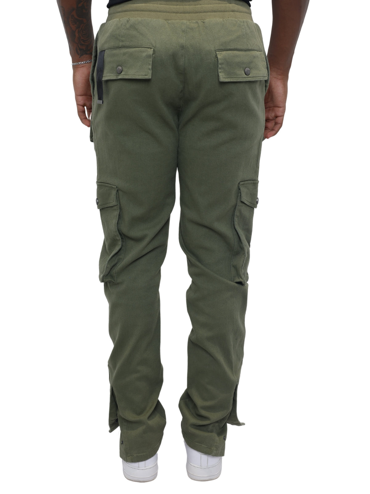 Capone Cargo Pants Relaxed Green-AL Capone Premium