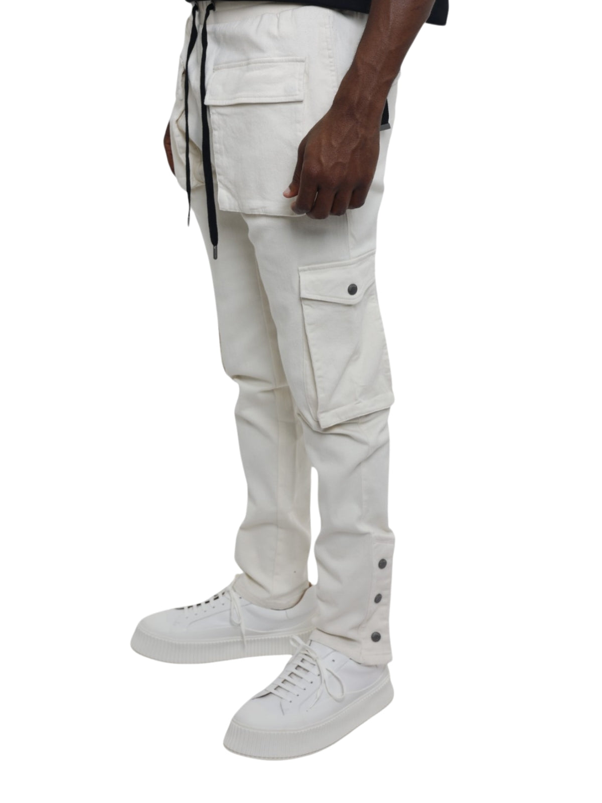 Capone Cargo Pants Relaxed Oatmeal-AL Capone Premium