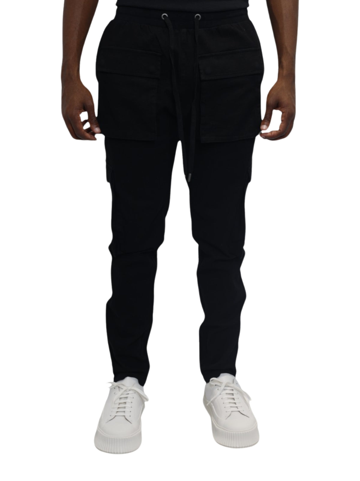 Capone Cargo Pants Relaxed Black-AL Capone Premium