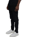 Capone Cargo Pants Relaxed Black-AL Capone Premium
