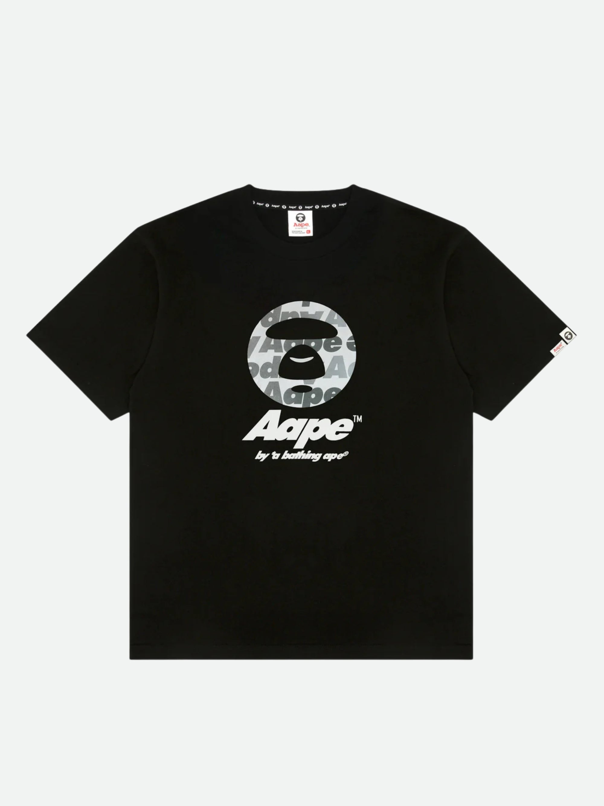 Aape T-Shirt Centre Logo Black-AL Capone Premium