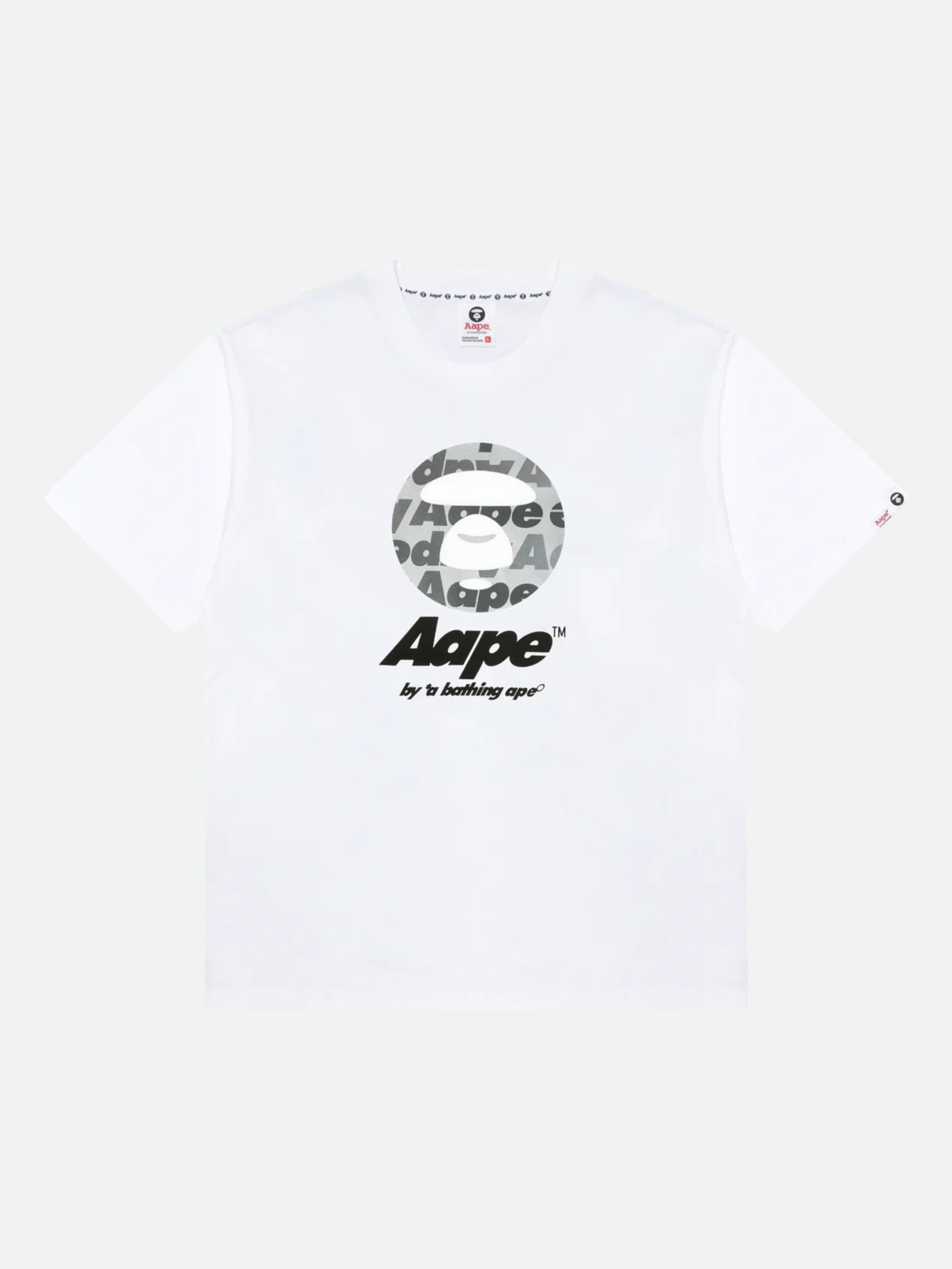 Aape T-Shirt Centre Logo White-AL Capone Premium