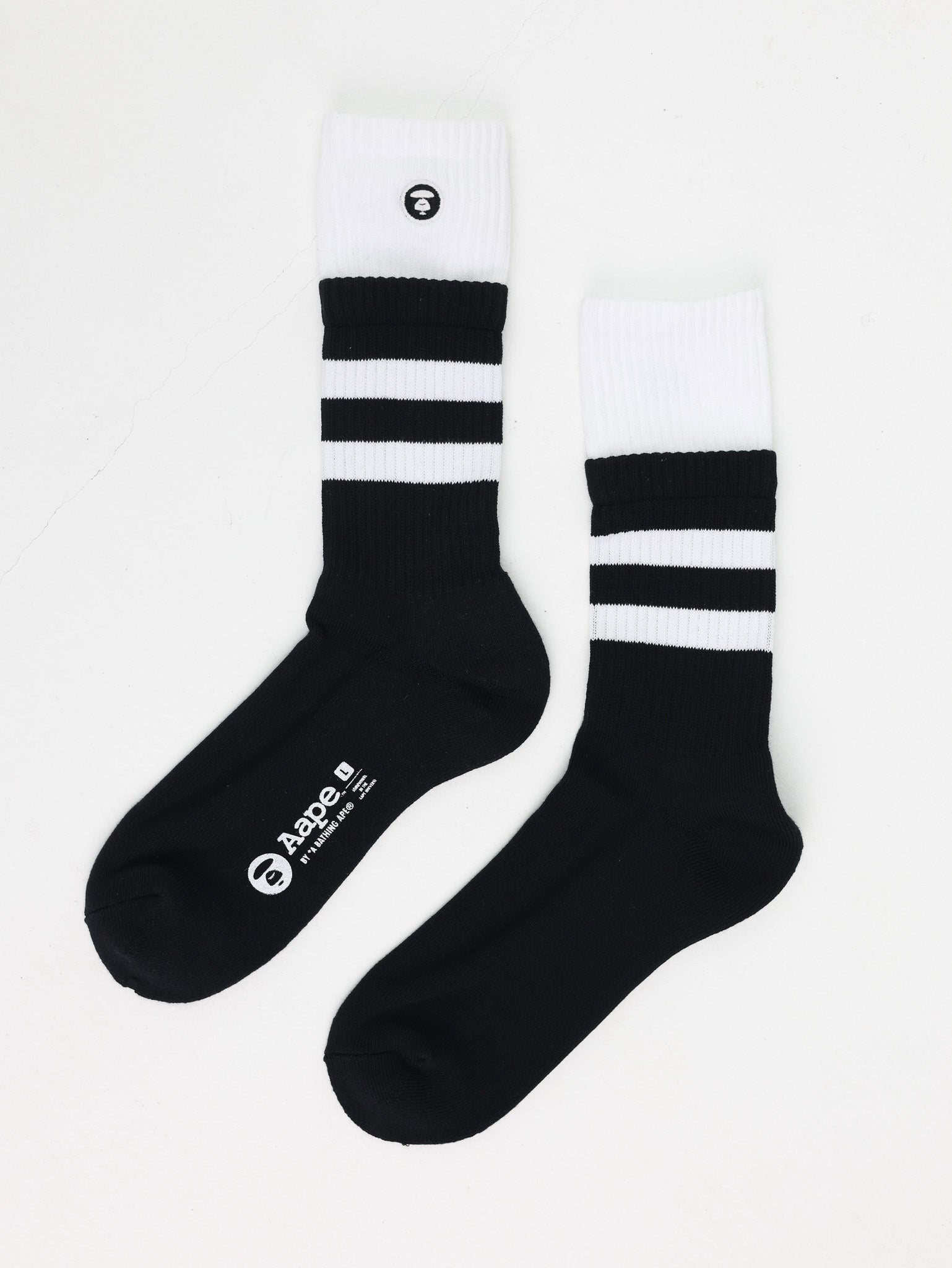 Aape Socks Logo Black-AL Capone Premium