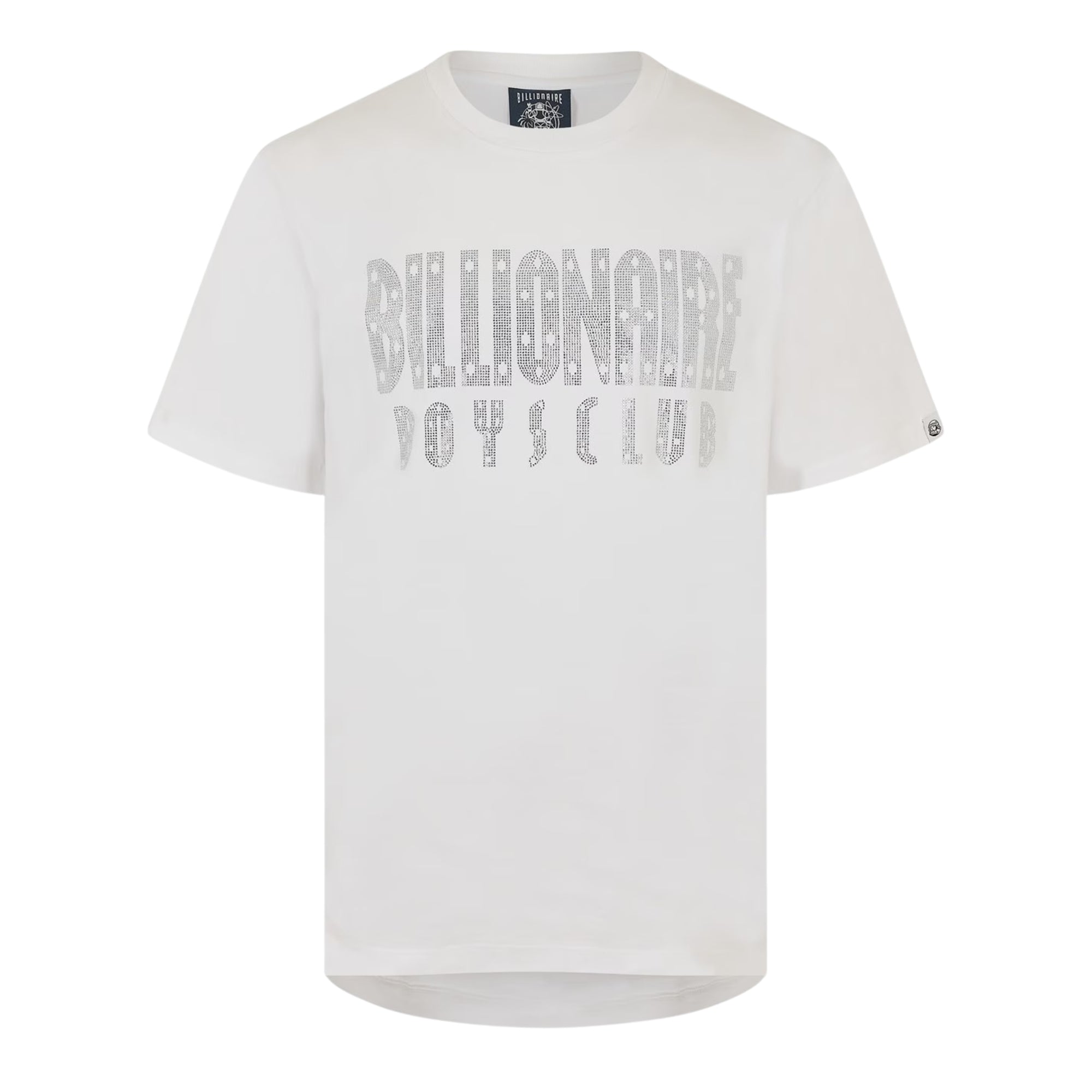 Billionaire Boys Club Rhinestone Straight Logo T-Shirt White-AL Capone Premium