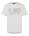 Billionaire Boys Club Rhinestone Straight Logo T-Shirt White