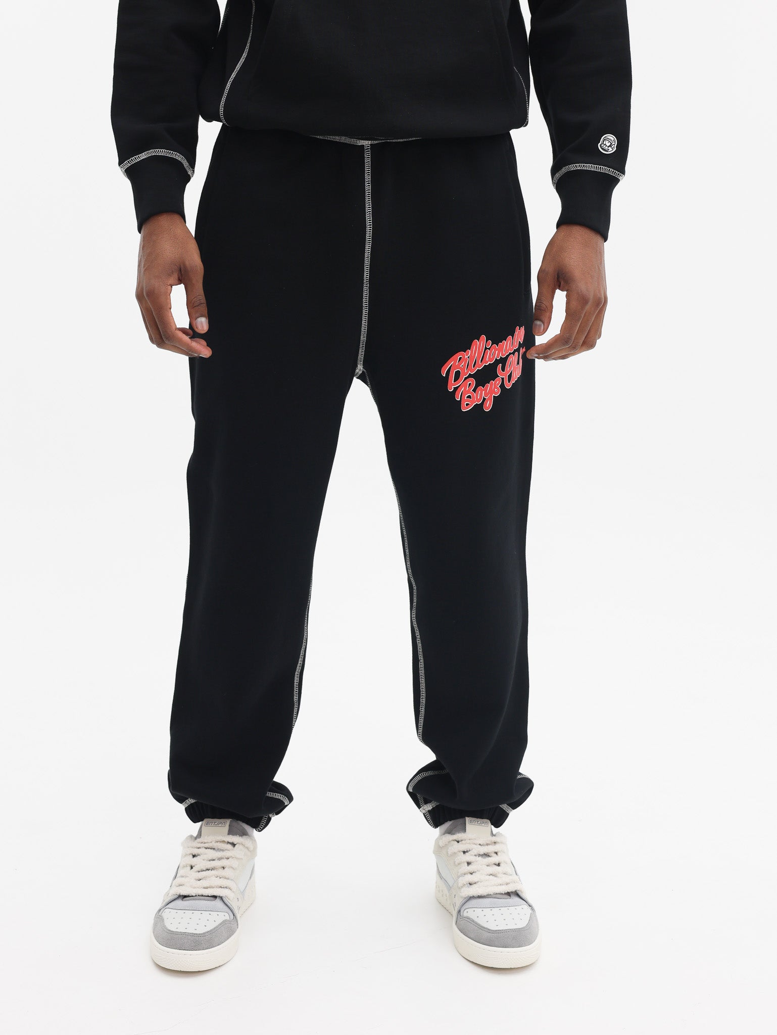 Billionaire Boys Club Script Logo Sweatpants Black-AL Capone Premium
