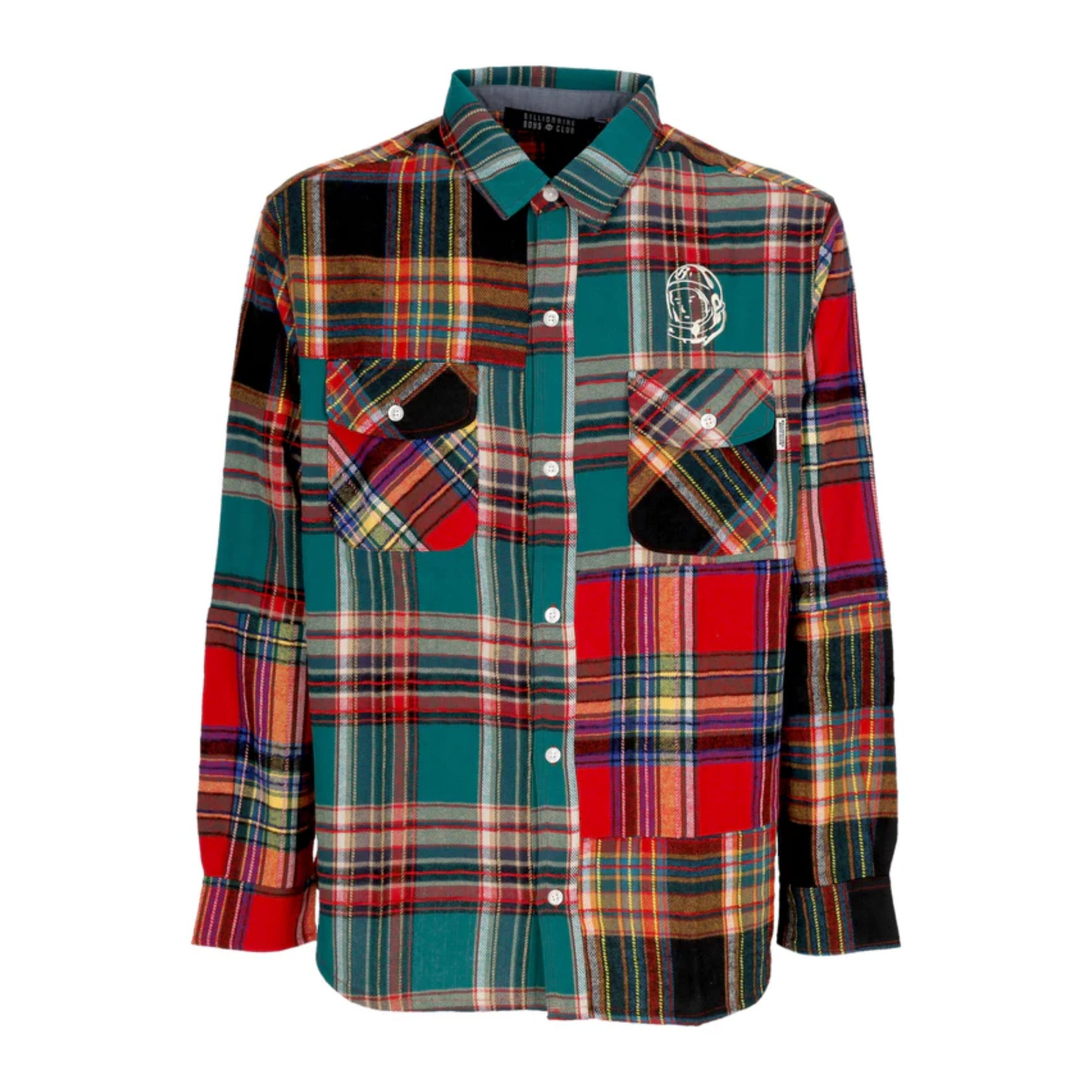 Billionaire Boys Club Patchwork Check Shirt Multi Check-AL Capone Premium