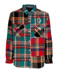 Billionaire Boys Club Patchwork Check Shirt Multi Check