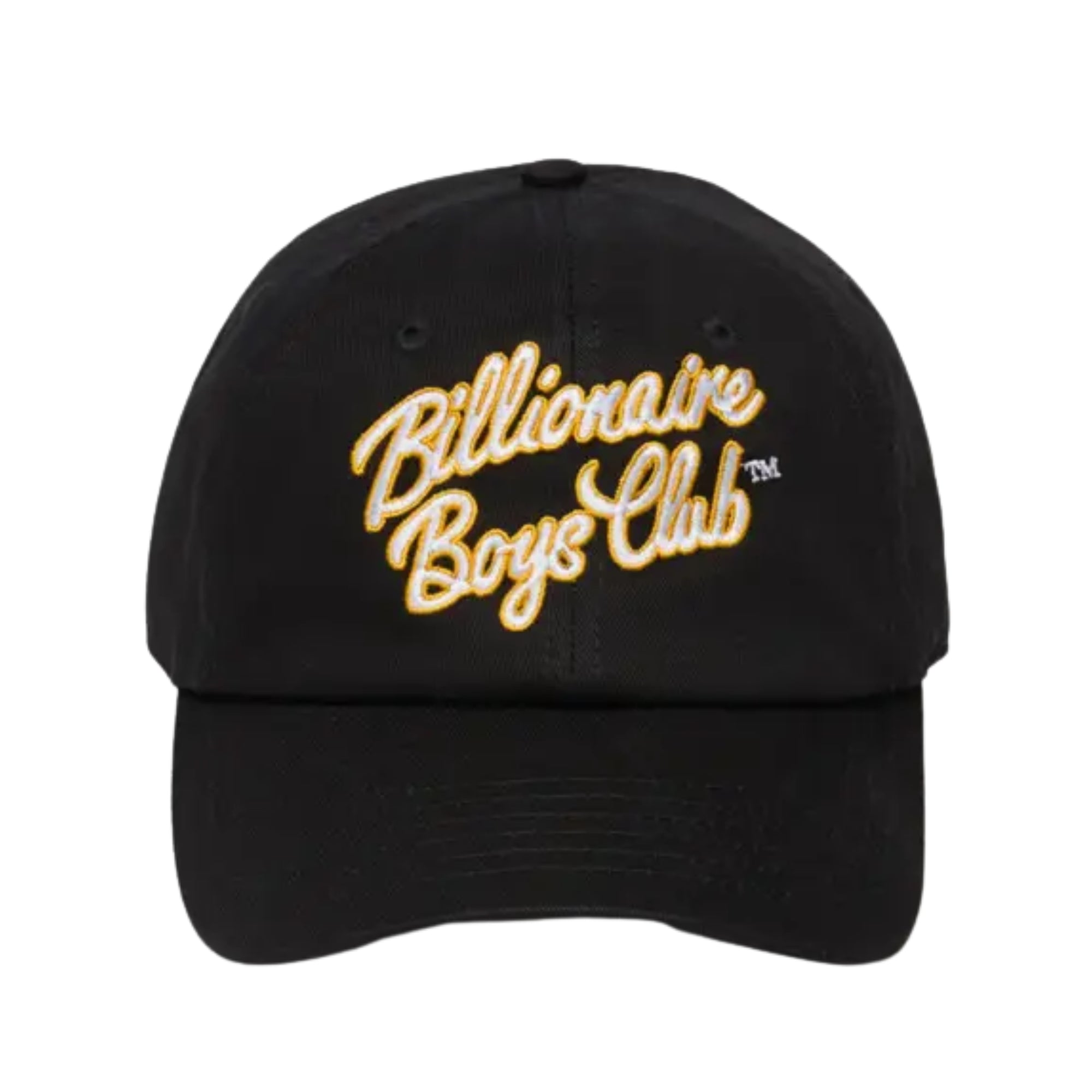 Billionaire Boys Club Script Logo Dad Cap Black-AL Capone Premium