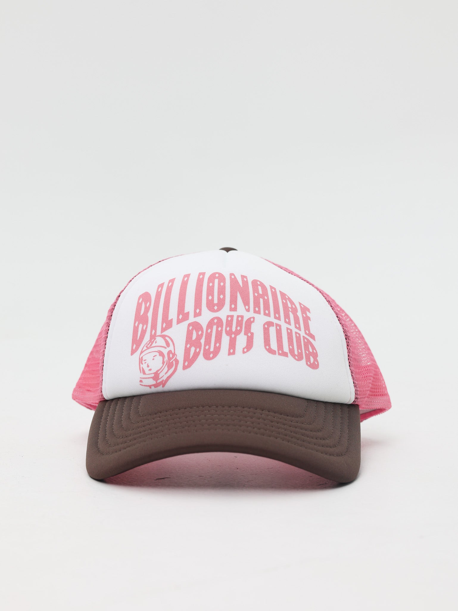 Billionaire Boys Club Arch Logo Trucker Cap Pink AL Capone Premium