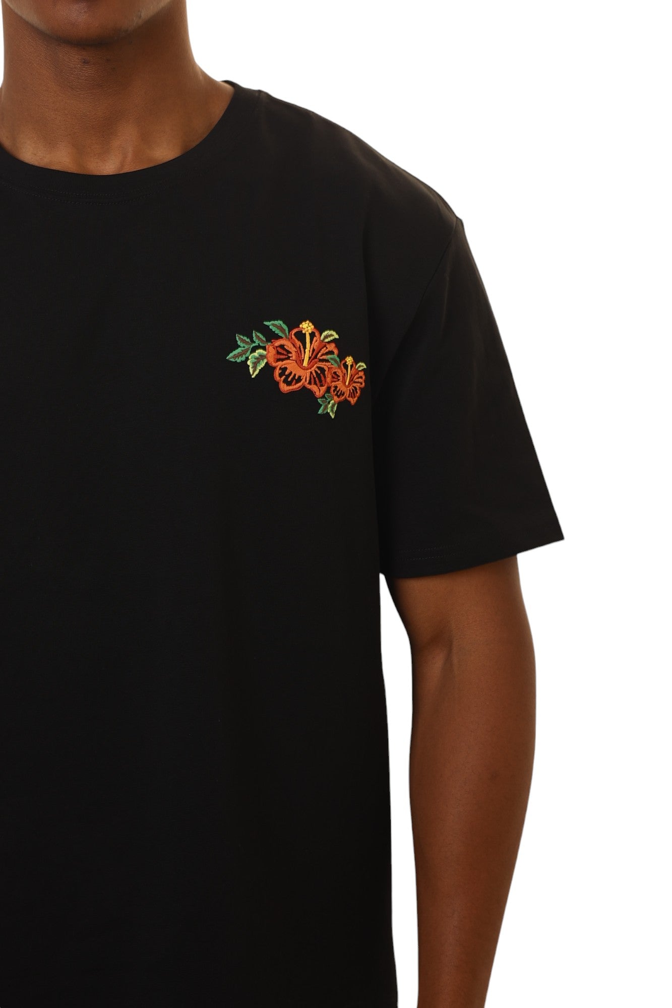 Capone T-Shirt Flamingo Island Black-AL Capone Premium