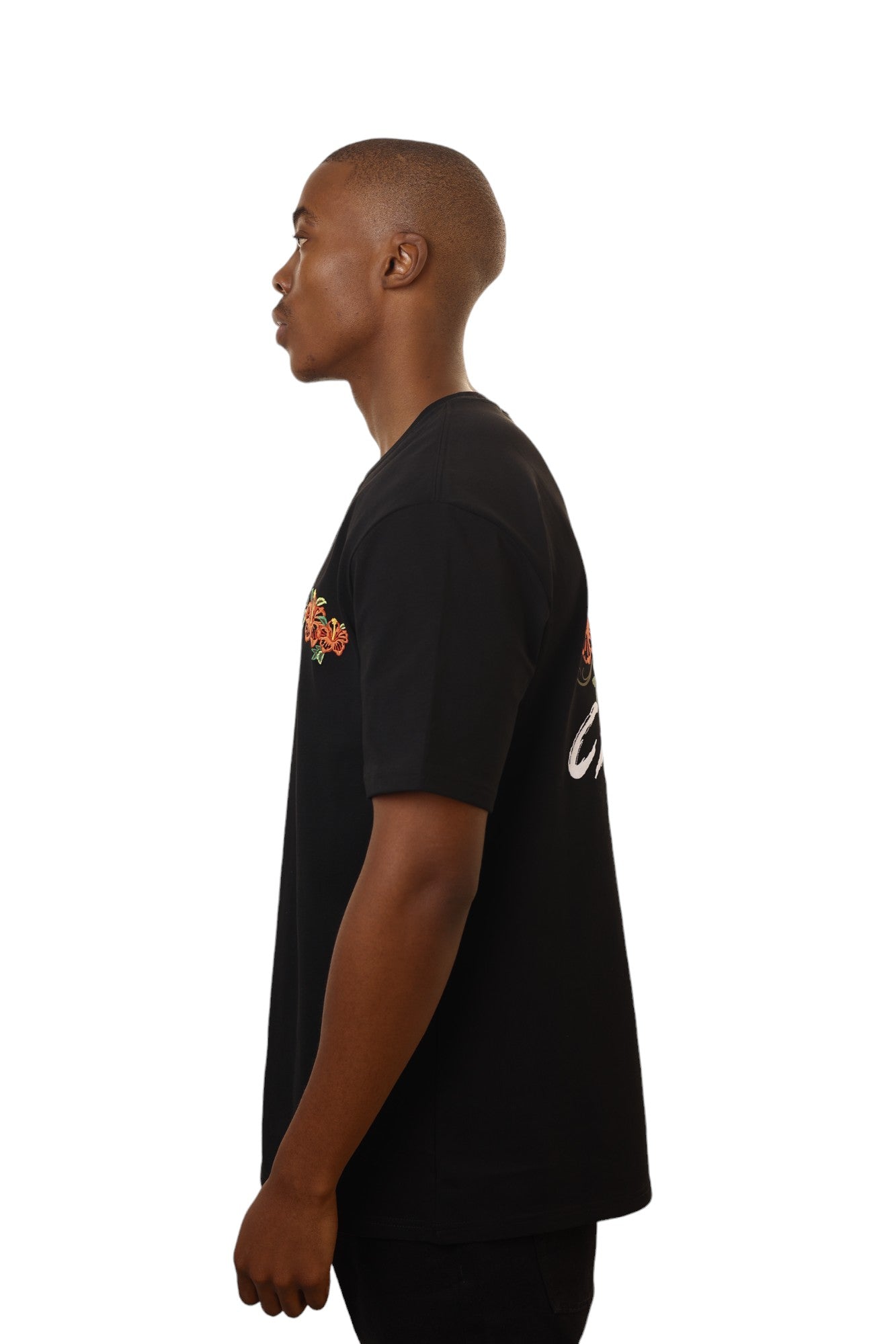 Capone T-Shirt Flamingo Island Black-AL Capone Premium