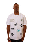 Capone T-Shirt Embossed Stamps White-AL Capone Premium