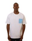 Capone T-Shirt Leather Patch White-AL Capone Premium