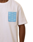 Capone T-Shirt Leather Patch White-AL Capone Premium