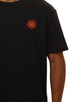 Capone T-Shirt Capone Club Flower Black-AL Capone Premium