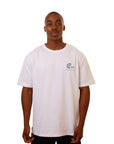 Capone T-Shirt Xiv Cursive Logo White