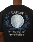 Capone T-Shirt Print Phrase Patch Black-AL Capone Premium