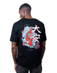 Capone T-Shirt Japan Koi Black-AL Capone Premium
