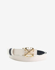 Off-White Belt Gold Buckle Logo White