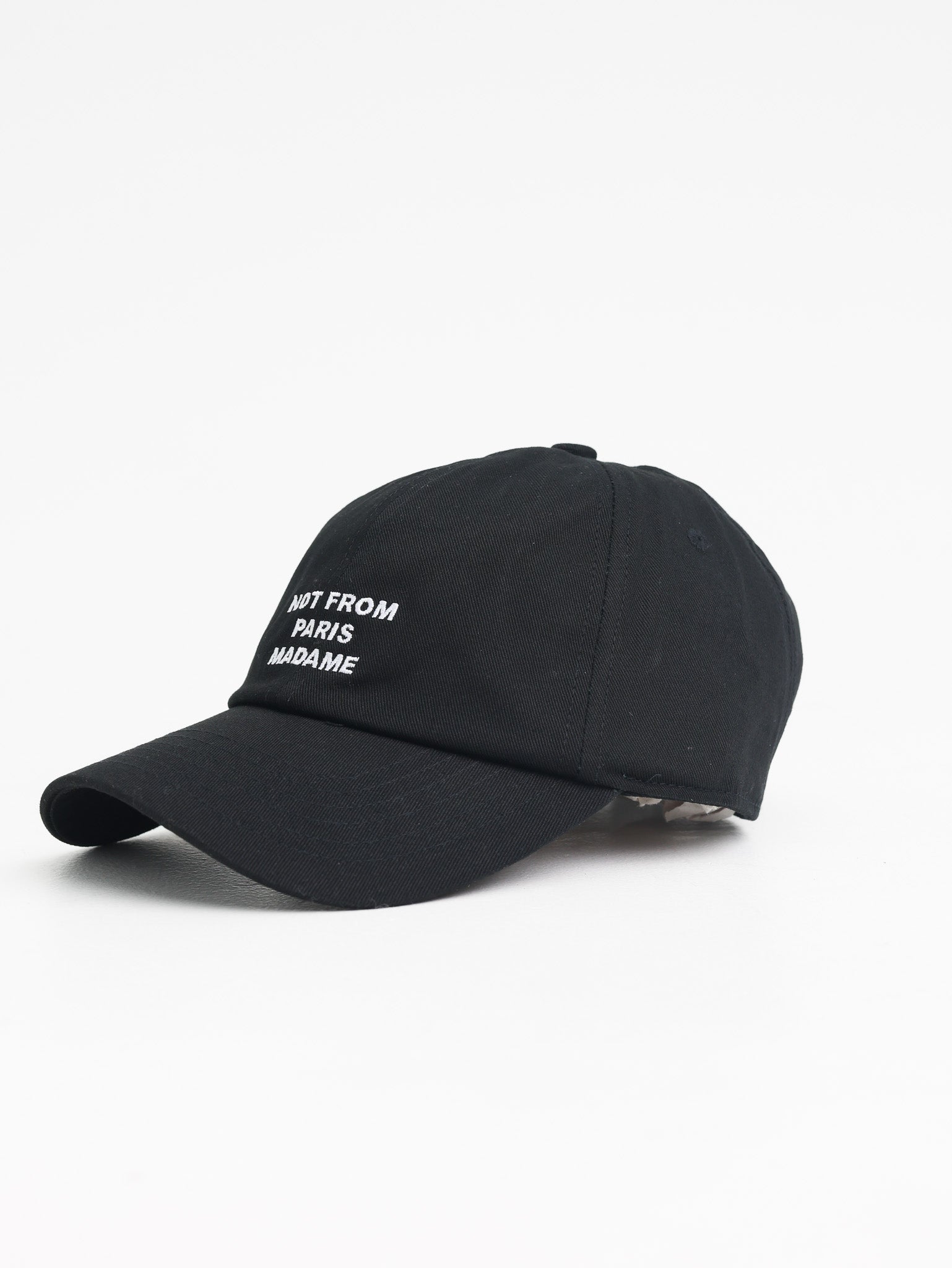 Drole De Monsieur Cap Slogan Black-AL Capone Premium