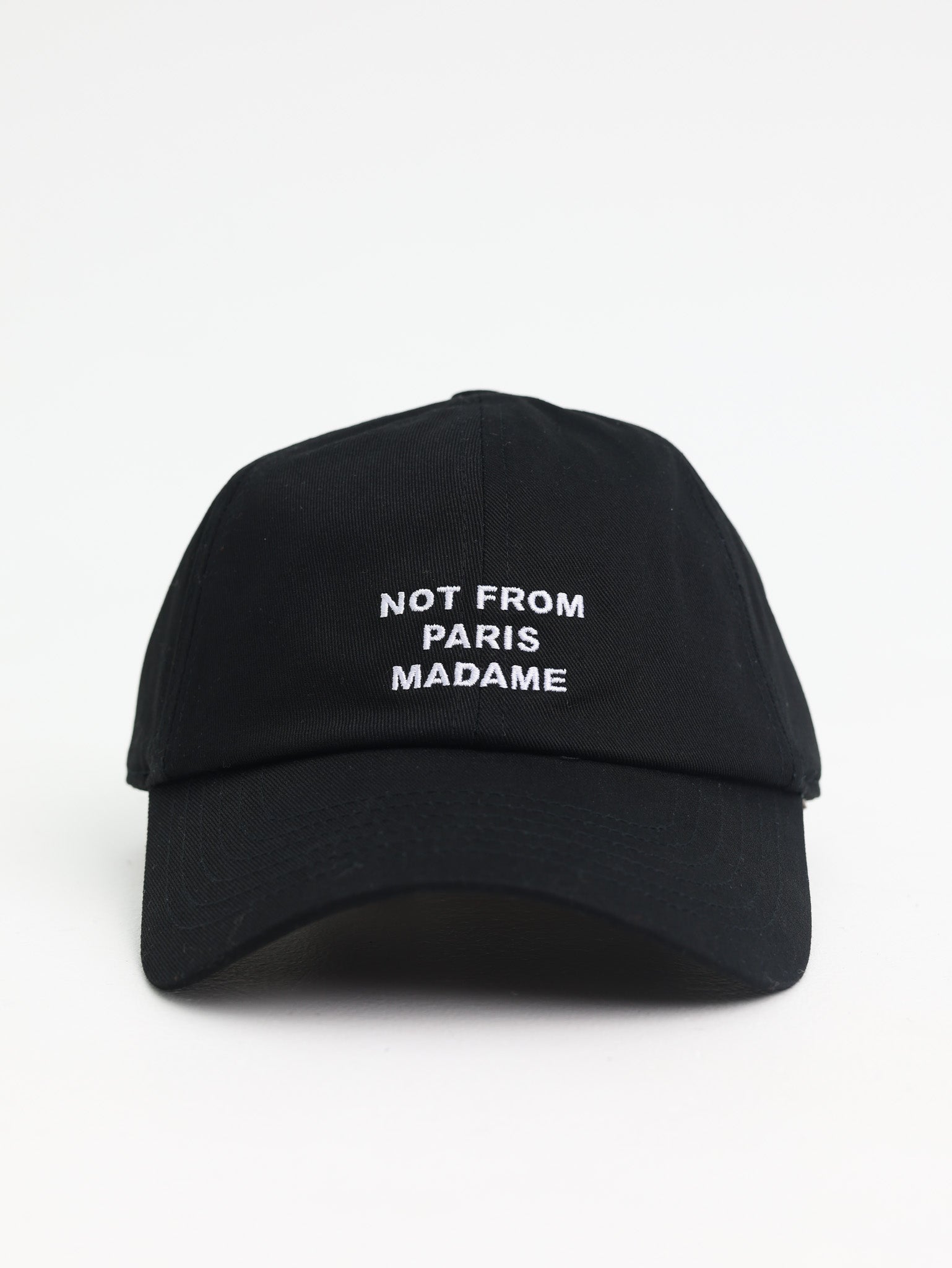 Drole De Monsieur Cap Slogan Black-AL Capone Premium