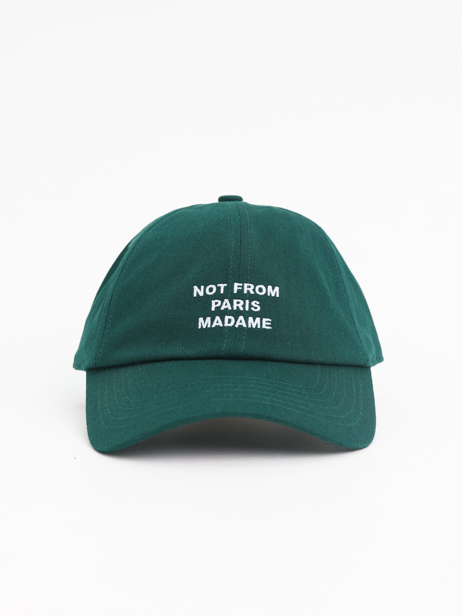 Drole De Monsieur Cap Slogan Dark Green-AL Capone Premium