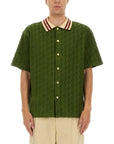 Drole De Monsieur Shirt Monogramme Dark Green
