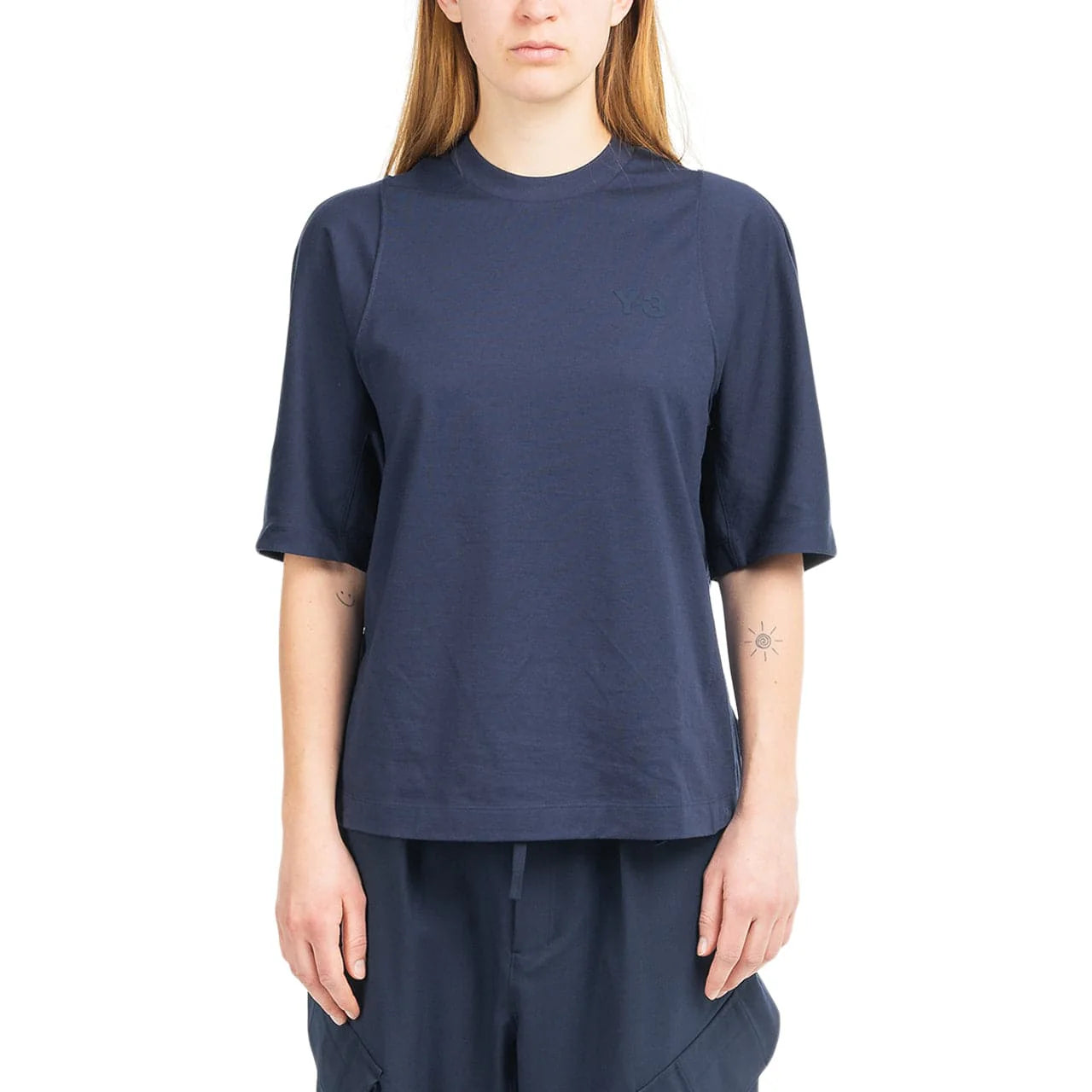Y-3 T-Shirt Ladies Logo Navy-AL Capone Premium
