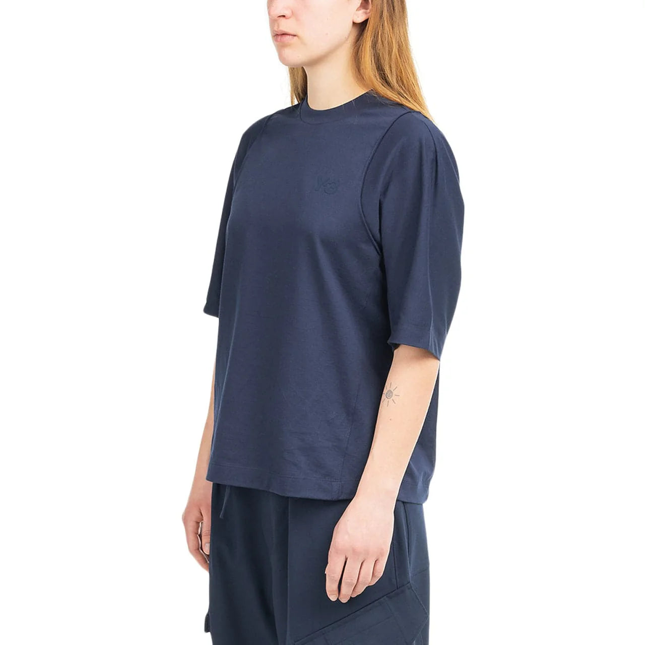 Y-3 T-Shirt Ladies Logo Navy-AL Capone Premium