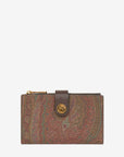 Etro Wallet Arnica + Leather 19X9 Brown