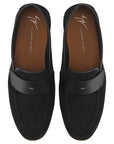 Giuseppe Zanotti Formal Shoes Zsh3 Slip On Suede Black