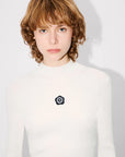 Kenzo Sweater Ladies Logo White