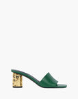 Givenchy Heel Gh3 Mules 65mm Emerald Green