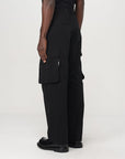 Msgm Cargo Pant Black-AL Capone Premium