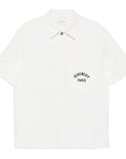 Givenchy Shirt Short Sleeve Logo Ivory
