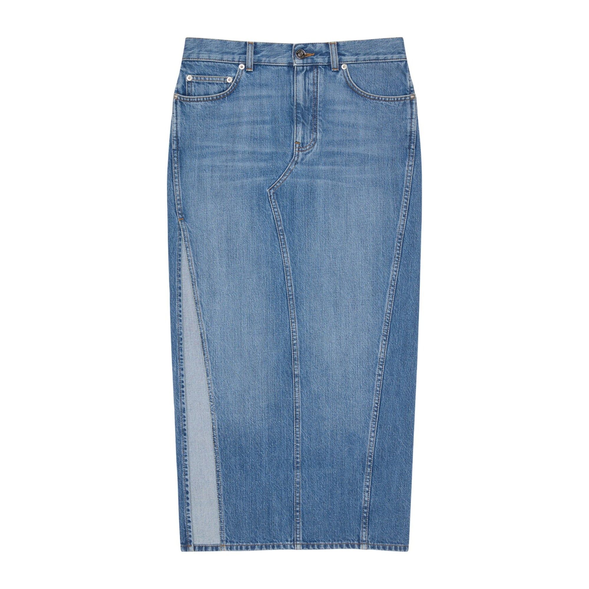 Givenchy Skirt Denim Medium Blue-AL Capone Premium