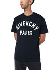 Givenchy T-Shirt Logo Navy-White