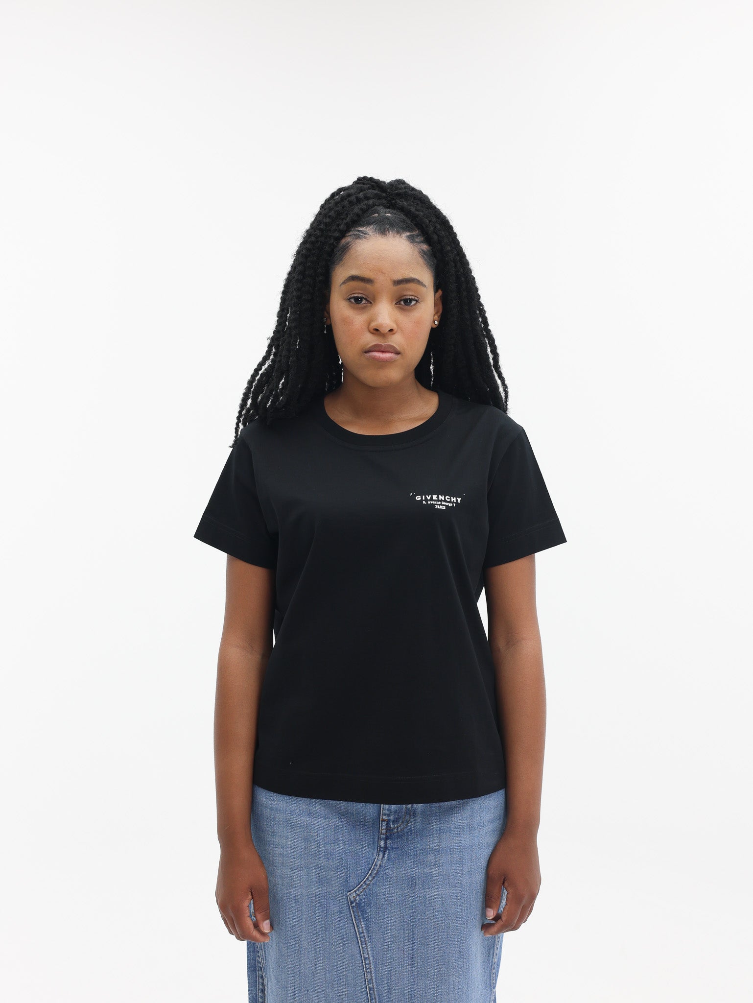 Givenchy T-Shirt Logo Black-AL Capone Premium