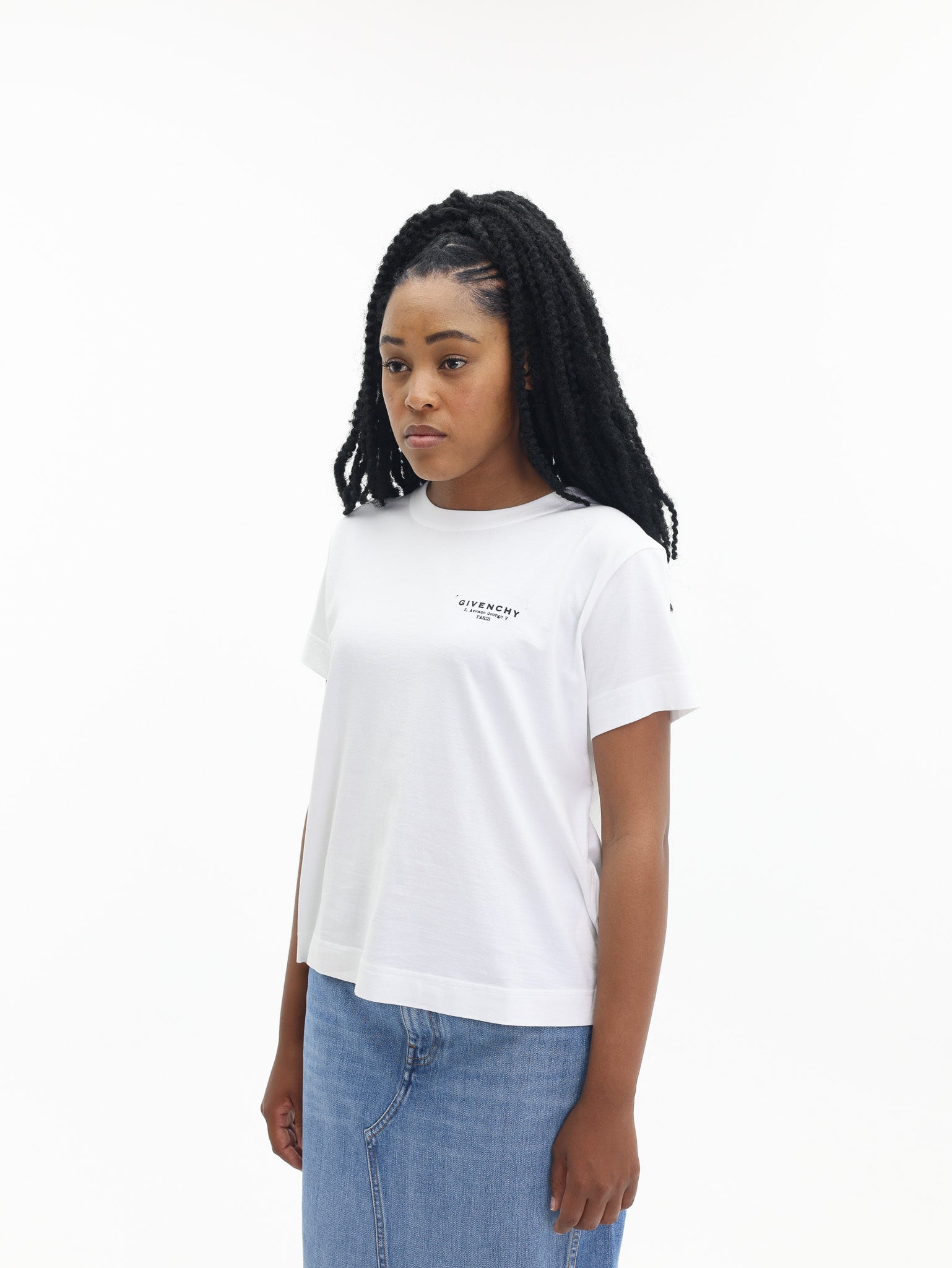 Givenchy T-Shirt Logo White-AL Capone Premium