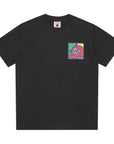 Icecream Pop Art Running Dog T-Shirt Black