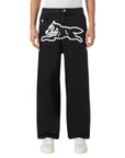Icecream Running Dog Triple Scoop Denim Pants Black